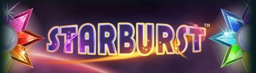 Starburst slot game banner