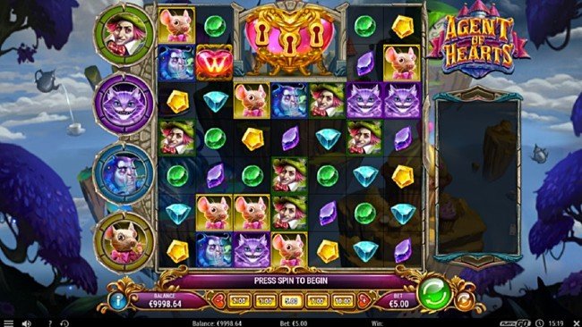 Agent of Hearts online slot från Play'n GO