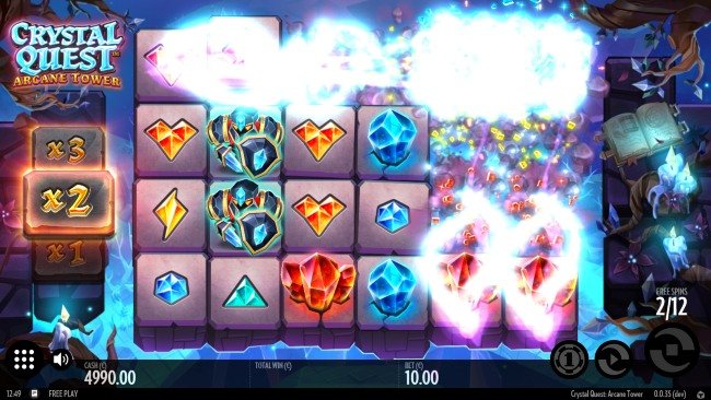 Crystal Quest: Arcane Tower online slot från Thunderkick