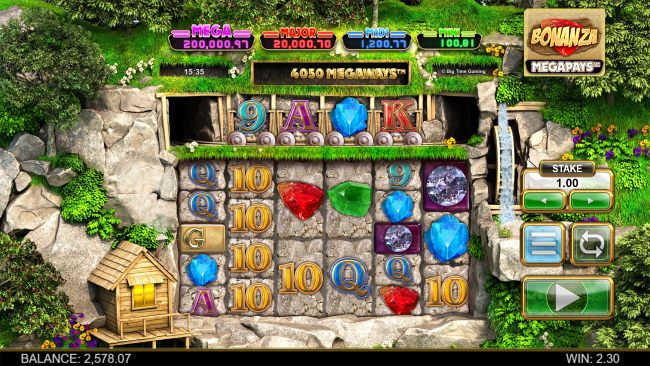 Bonanza Megapays online slot från Big Time Gaming