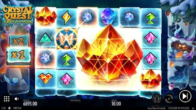 Crystal Quest Frostlands online slot från Thunderkick