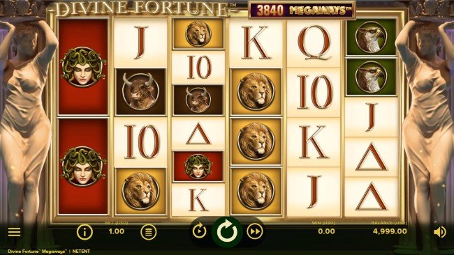 Divine Fortune Megaways online slot från NetEnt