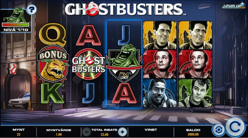 Ghostbusters Plus online slot som du kan testa gratis på Spelautomater
