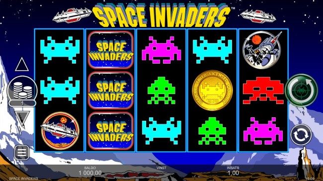 Space Invaders är en spelautotomat från Inspired Gaming.