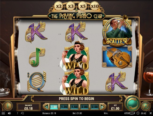 The Paying Piano Club online slot från Play n GO