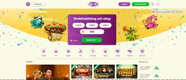 YoYo Casino, nätcasino med BankID